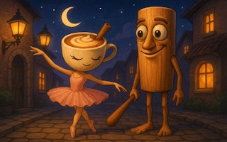 Image Ballerina Cappuccina loves Tung Tung Sahur